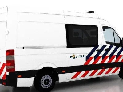 Mercedes Benz Sprinter L2H2 2009 Netherlands Police 3D model