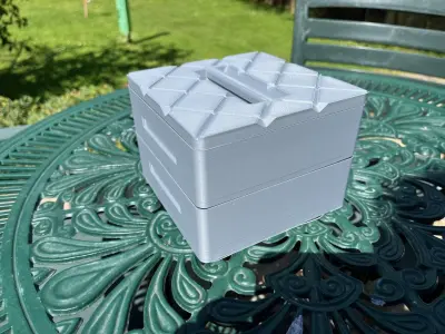 Stackable Tamiya 10ml Paint Storage Boxes 3D print model