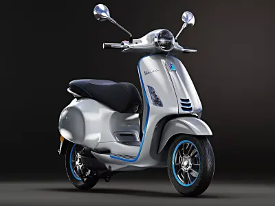 2020 Vespa Elettrica 3D model