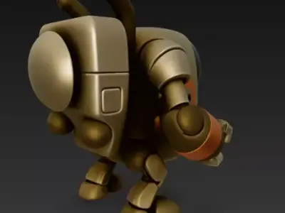 Metal Slug Robot 02 Free 3D print model