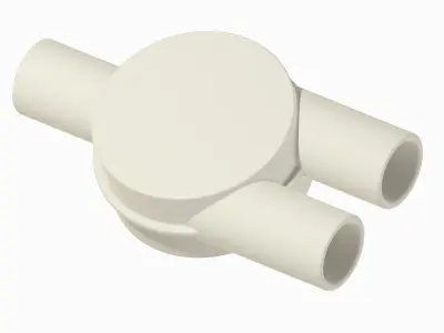 Three Way Junction Box 3D print model