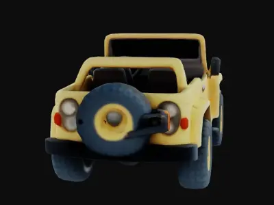 Sunny Rover Low-poly 3D model