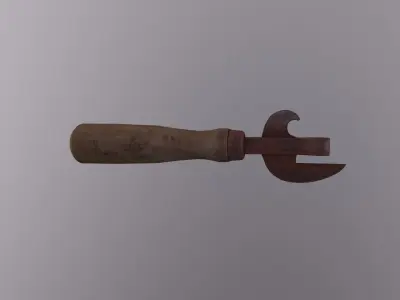 Can opener Low-poly 3D model purchase