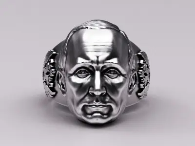 Putin Ring 3D print model