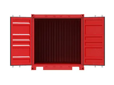 Shipping Container BLENDER 3D Model Cycles 3D model