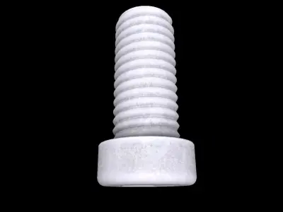 Allen nut Low-poly 3D model
