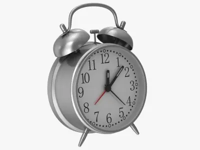 Alarm Clock Low-poly 3D model