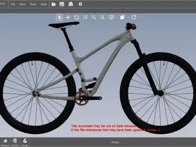 Bicycle - 2015 mountain-bike 3D model