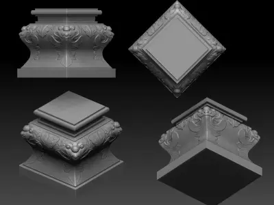 Rock Chair  Detail 3D print model