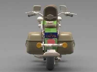 motorcycle 3D model 8