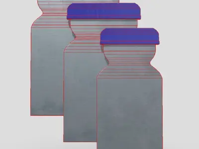 Japanese Spatula Low-poly 3D model