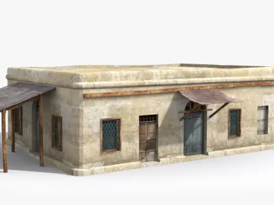 Arab x6 Low-poly 3D model