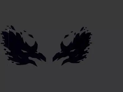 Blue Wings 3D model