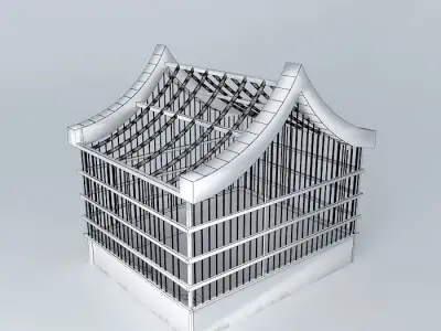 bird cage cage Free 3D model