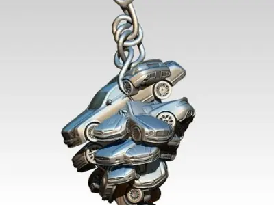 tech Cars chief boss master king man pendant jewel 3D print model