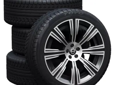Volvo wheels  3D model