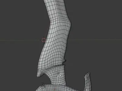 Stylized Mighty sword Aegis Roseblade 3D model