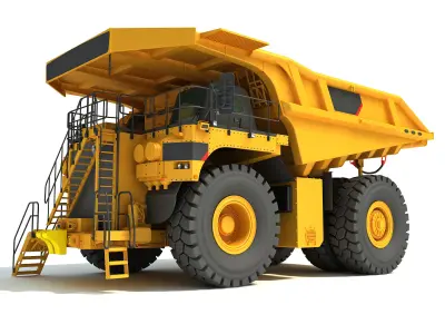 Mining Machinery 3D model purchase