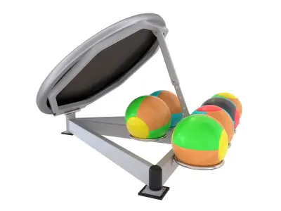 Medical Ball medball sports equipment trampoline 3D model