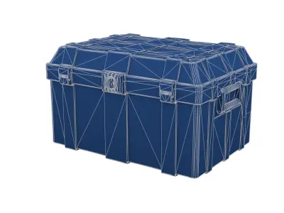 Military Suitcase Set 3D Model Pack