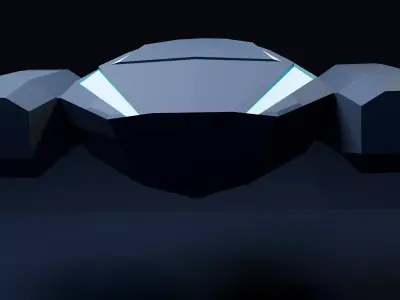 Sci-Fy Drone - Game Ready Model Low-poly 3D model