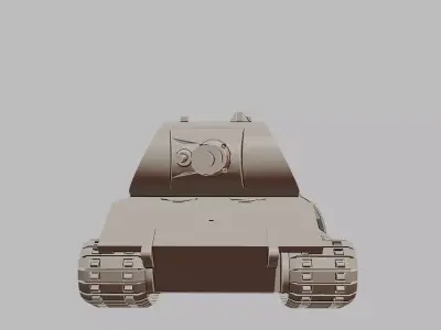E 100 Super Heavy Tank 3D Printable Model 3D print model