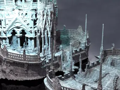 Poseidon Walkways Kitbash 1 3D model