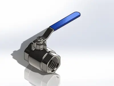 INCH  MANUAL BALL VALVE 3D model