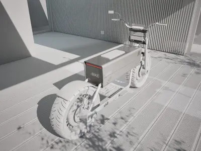 E-bike 3D model purchase