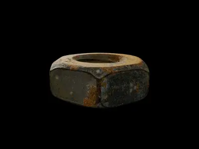 Anydrafts Nutsert 01 Low-poly 3D model