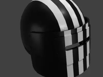 Adidas Helmet 1-sch Low-poly 3D model