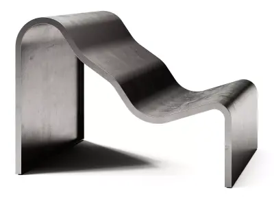 Muuto Dream View Bench Outdoor 3D model