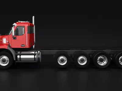 Autocar DC-64D Severe Truck 3D model