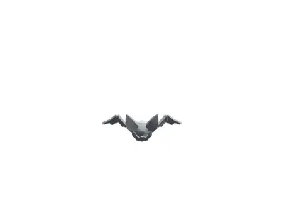 LaserBat bird Free low-poly 3D model