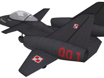 PZL 230F Skorpion Low-poly 3D model purchase