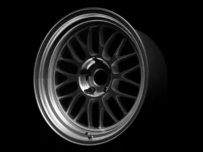 Volk Racing Rim 3D Highpoly Model 3D model