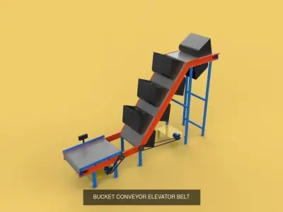 CHAIN ROLLER BELT BUCKET ELEVATOR HORIZONTAL CONVEYOR GROUP PACK