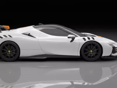 Ferrari SF90 XX Stradale 2024  3D model