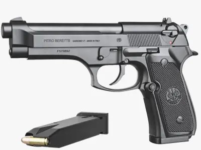 Beretta M92 FS 3D model