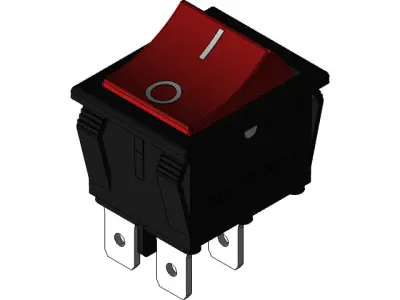 Switches Low-poly 3D model