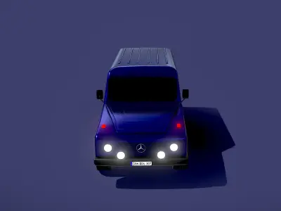 Mercedes G Class 1985 Low-poly 3D model