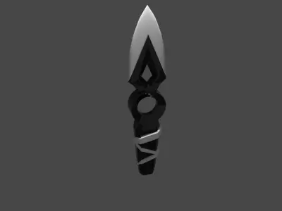 Jett knife valorant 3D model
