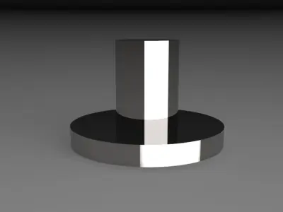 Metal hook 3D model