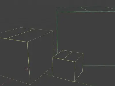Cardboard Box Free low-poly 3D model purchase
