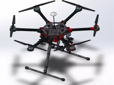DJI S900 DRONE 3D print model