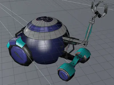 Grappler Robot 3D model