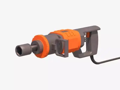 neumatic hammer drill 3D model