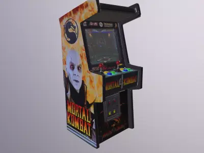 Game Ready Arcade Machine Low-poly 3D model