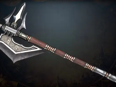 Fantasy Weapons 2 Low-poly 3D model