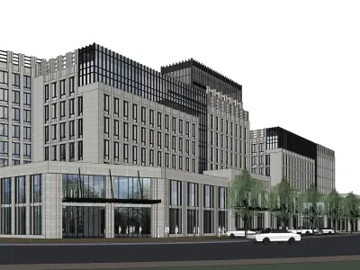 Sketchup Residential Complex 228 3D model